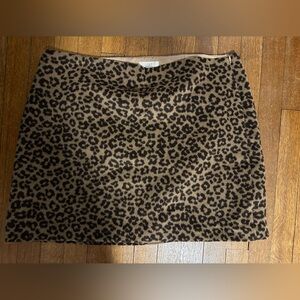 Loft Cheetah Print Skirt Size 16